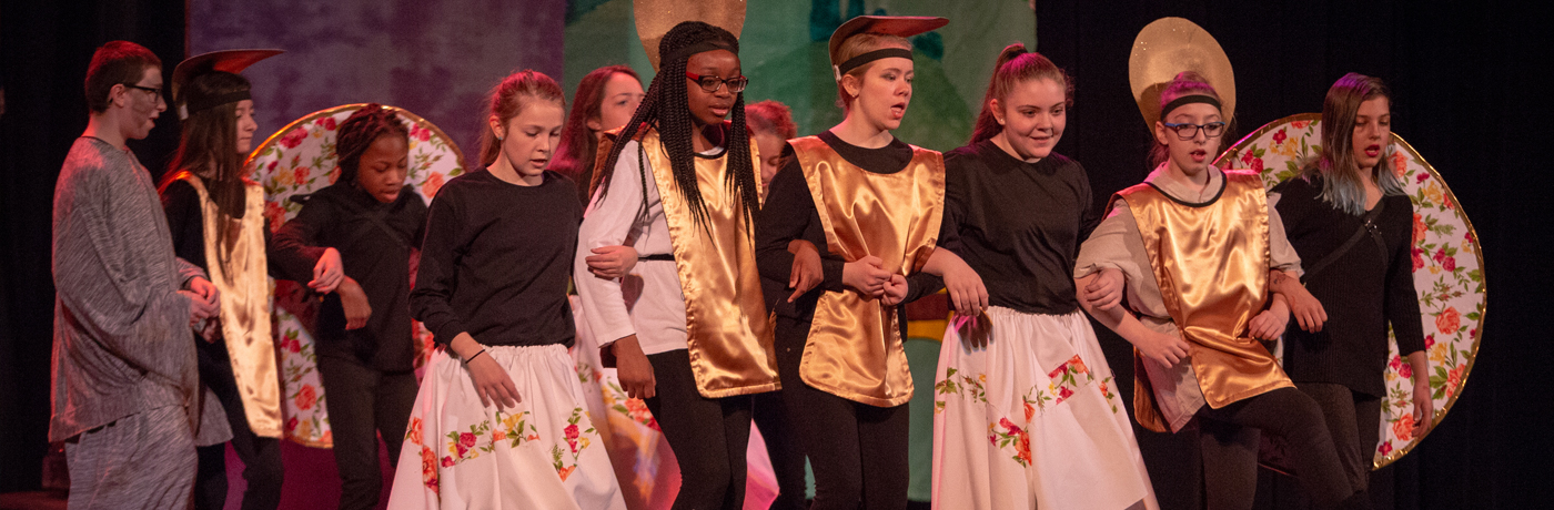Harding Middle School Students Performing Musical